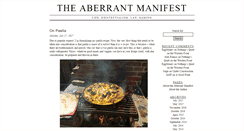 Desktop Screenshot of aberrantmanifest.com